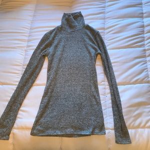 Gray Turtleneck
